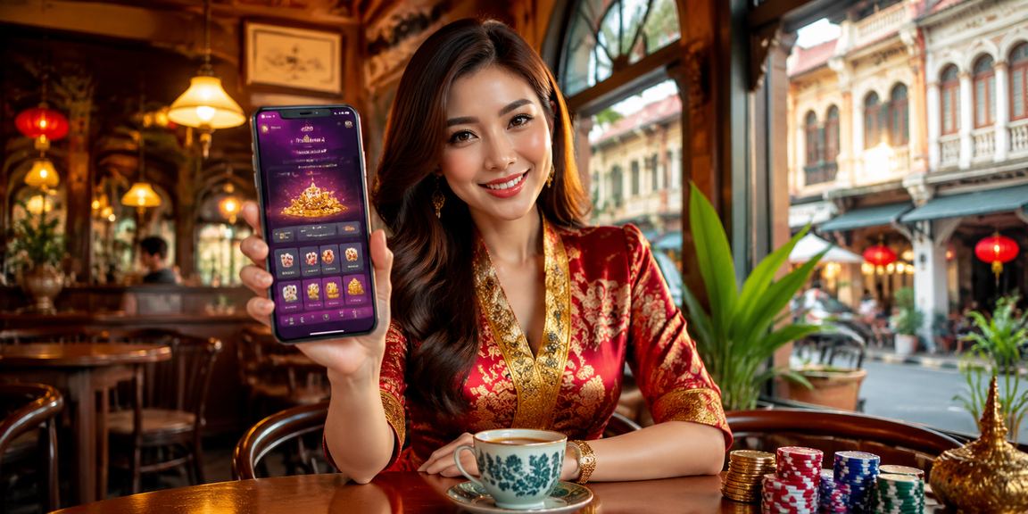 Pemain di Ipoh bermain baccarat live menggunakan telefon pintar melalui 447